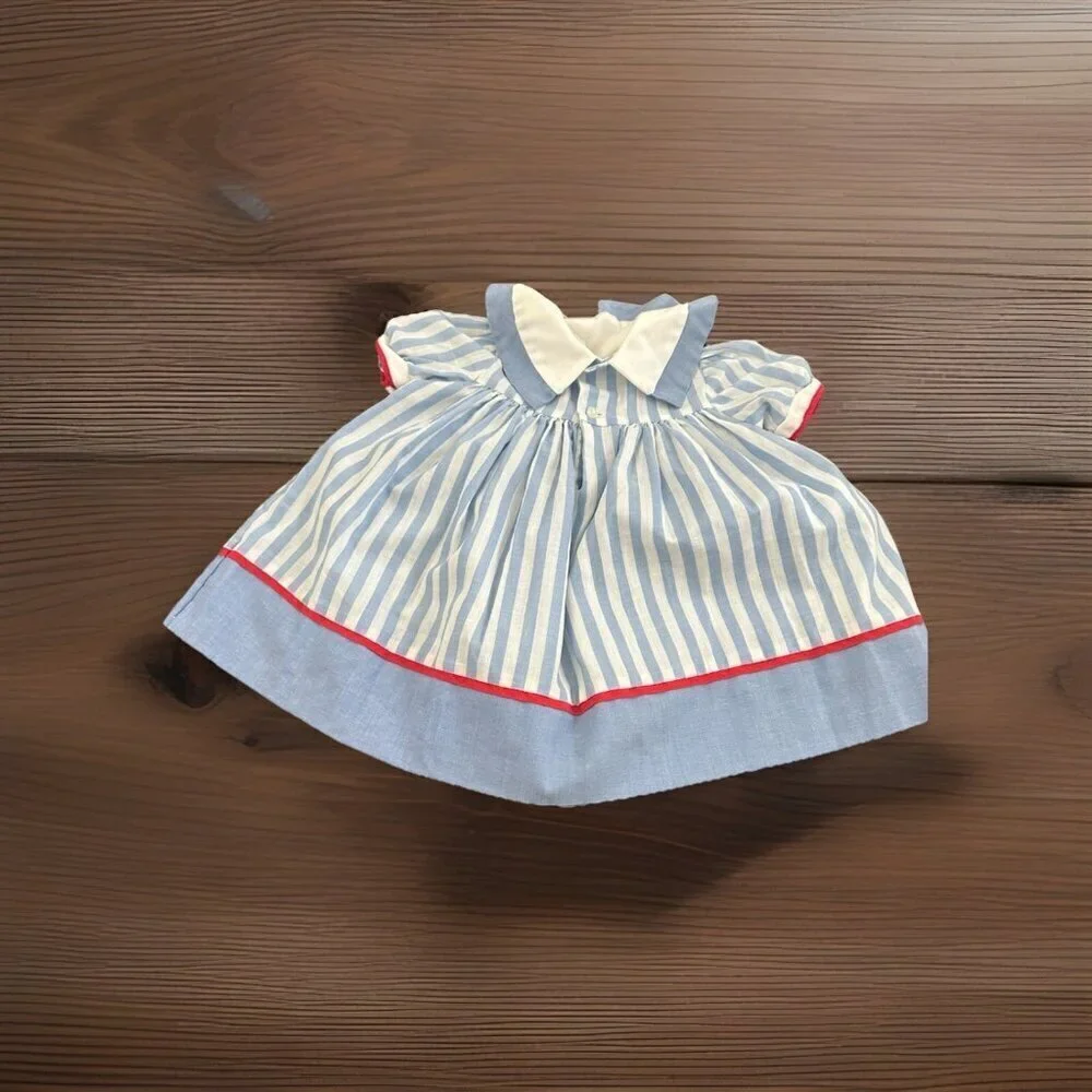 Vintage Girls Rare Editions Blue Dress 2t Made In USA
